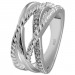 Silberdream SilberDream Ring Bandring gedreht Zirkonia weiß Gr.62 aus 925er Silber SDR411W62 Günstiger Verkauf