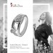 Silberdream SilberDream Ring Herzen Zirkonia weiß Gr.56 aus 925er Silber Damen SDR410W56 Vatertagsangebot