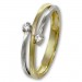 Silberdream GoldDream Gold Ring Boho zweifarbig Zirkonia Gr.56 333er Gold GDR532T56 Letzter Tag
