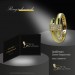 Silberdream GoldDream Gold Ring Glamour Gr.54 Zirkonia weiß 333er Gelbgold GDR546Y54 50% Rabatt für begrenzte Zeit