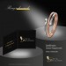 Silberdream GoldDream Gold Ring Boho zweifarbig Zirkonia Gr.60 333er Rosegold GDR532E60 Black Friday