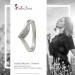 Silberdream SilberDream Ring Wave Zirkonia weiß Gr.58 aus 925er Silber SDR421W58 Räumungsverkauf