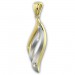 Silberdream GoldDream Kettenanhänger Wellen Zirkonia 333 Gold Anhänger Echtschmuck GDH501Y Sonderangebot der Fabrik