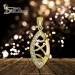 Silberdream GoldDream Kettenanhänger Blatt Zirkonia 333 Gold Anhänger Echtschmuck GDH5060Y Outlet
