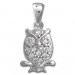 Silberdream SilberDream Ketten Anhänger 925 Silber Eule mit weißen Zirkonia SDH8001W Fabrikverkauf