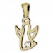 Silberdream GoldDream Kettenanhänger Engel Zirkonia weiß 333 Gold Echtschmuck GDH5063Y Blitzverkäufe